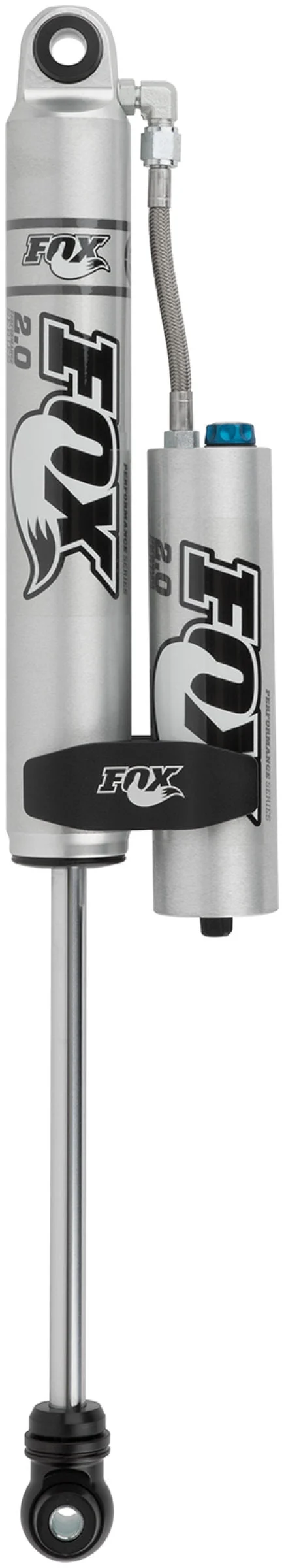 Fox 985-26-051 - 2.0 Factory Series 8.1in. Smooth Body R/R Shock w/CD Adj. (Alum) Std Travel / Eyelet Ends - Blk