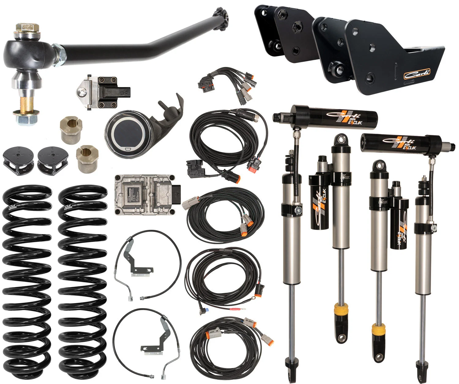 Carli Suspension CS-FLVL-EV25-23-GAS - Carli E-Venture System - Base - 3.0in Lift - 2023+ Ford F250/F350 - Gas