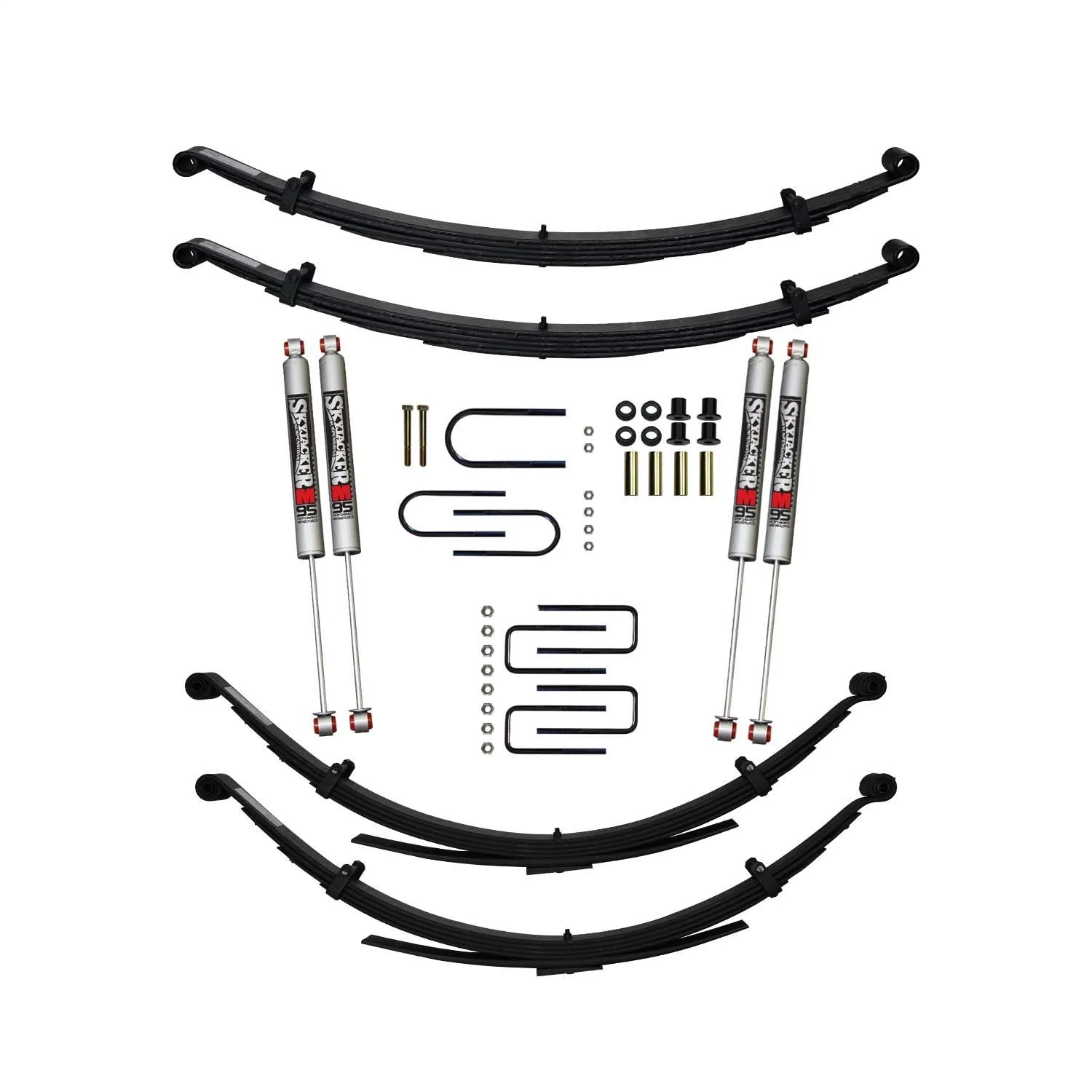 Skyjacker D400BKS-M - 4"SOFT 74.593 DGE W/REAR S