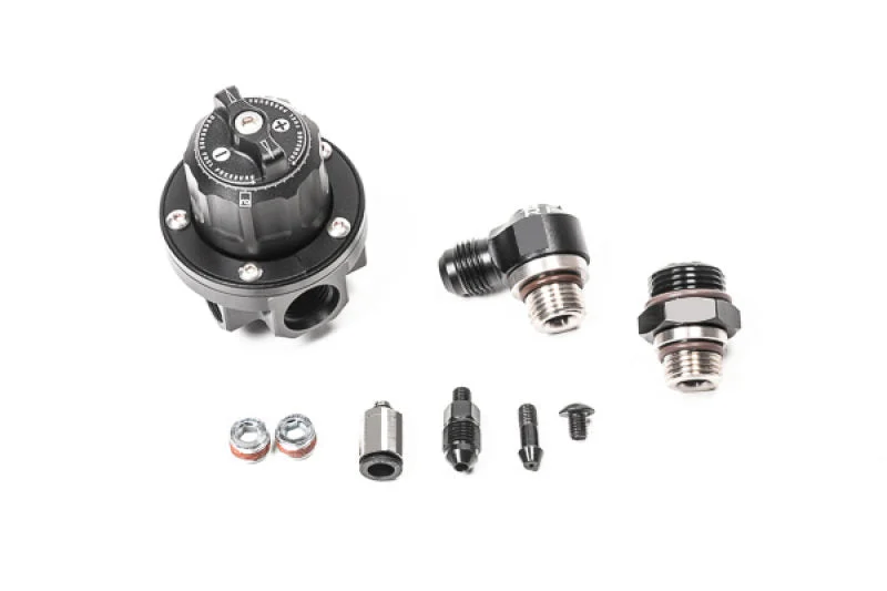 Radium Engineering 20-1623-00 - 8AN ORB Direct Mount Regulator-Rotating Assembly (DMR-RA) - Black