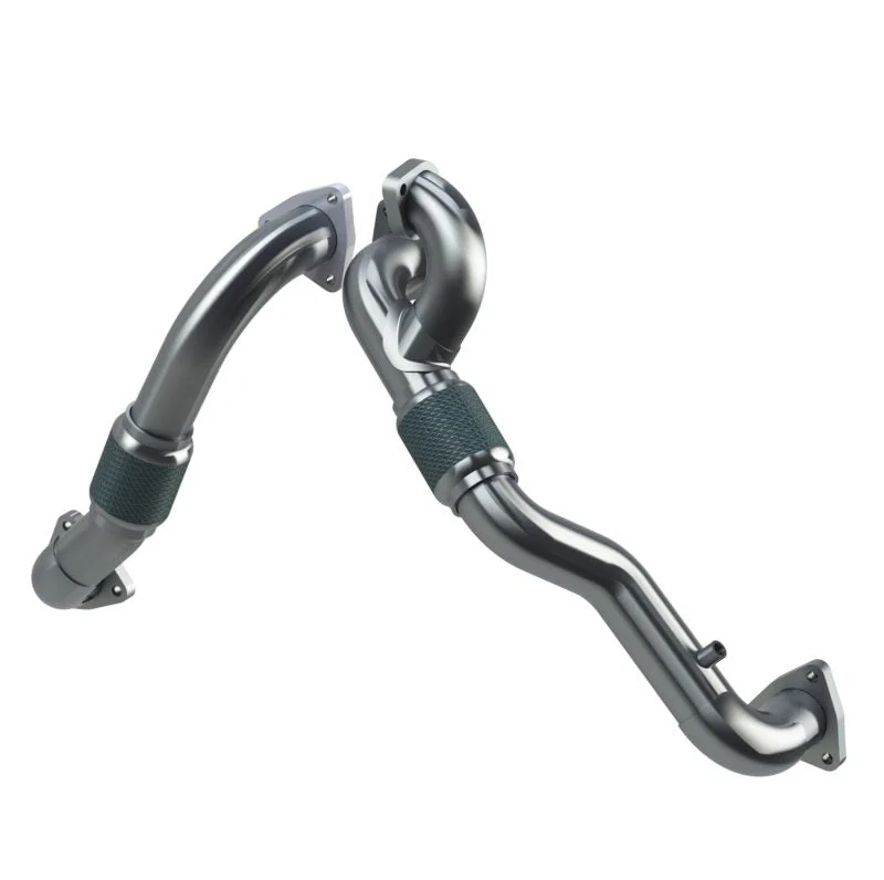 MBRP FAL2761 - Turbo Up Pipe Kit For 08-10 Ford F250/350/450 6.4L Powerstroke Aluminized Steel Carb EO D-763-3 For 08-10 Ford F250/350/450 6.4L Powerstroke