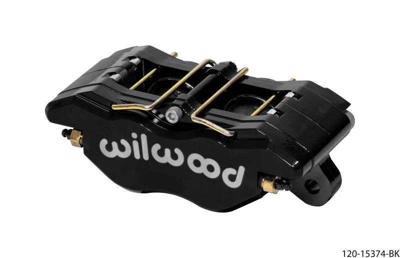 Wilwood 120-15374-BK - Caliper - Off-Road Dynapro 5.25in Mount - 1.75/1.75in Pistons .38in Disc - Black