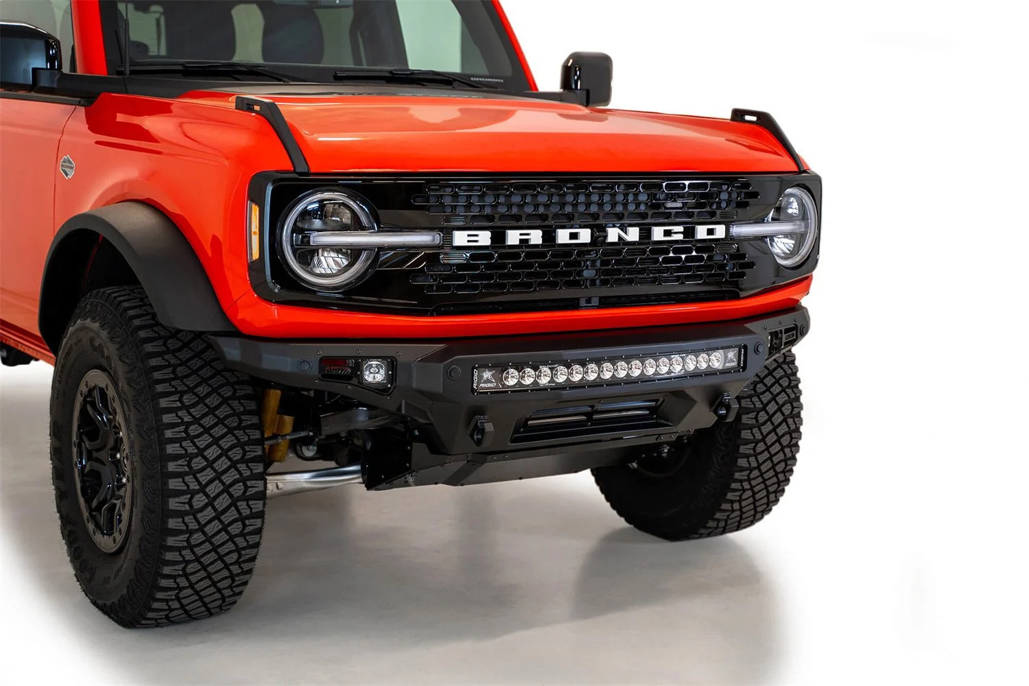 Addictive Desert Designs F230142210103 - 2021+ Ford Bronco Stealth Fighter Front Bumper w/ Winch Mount