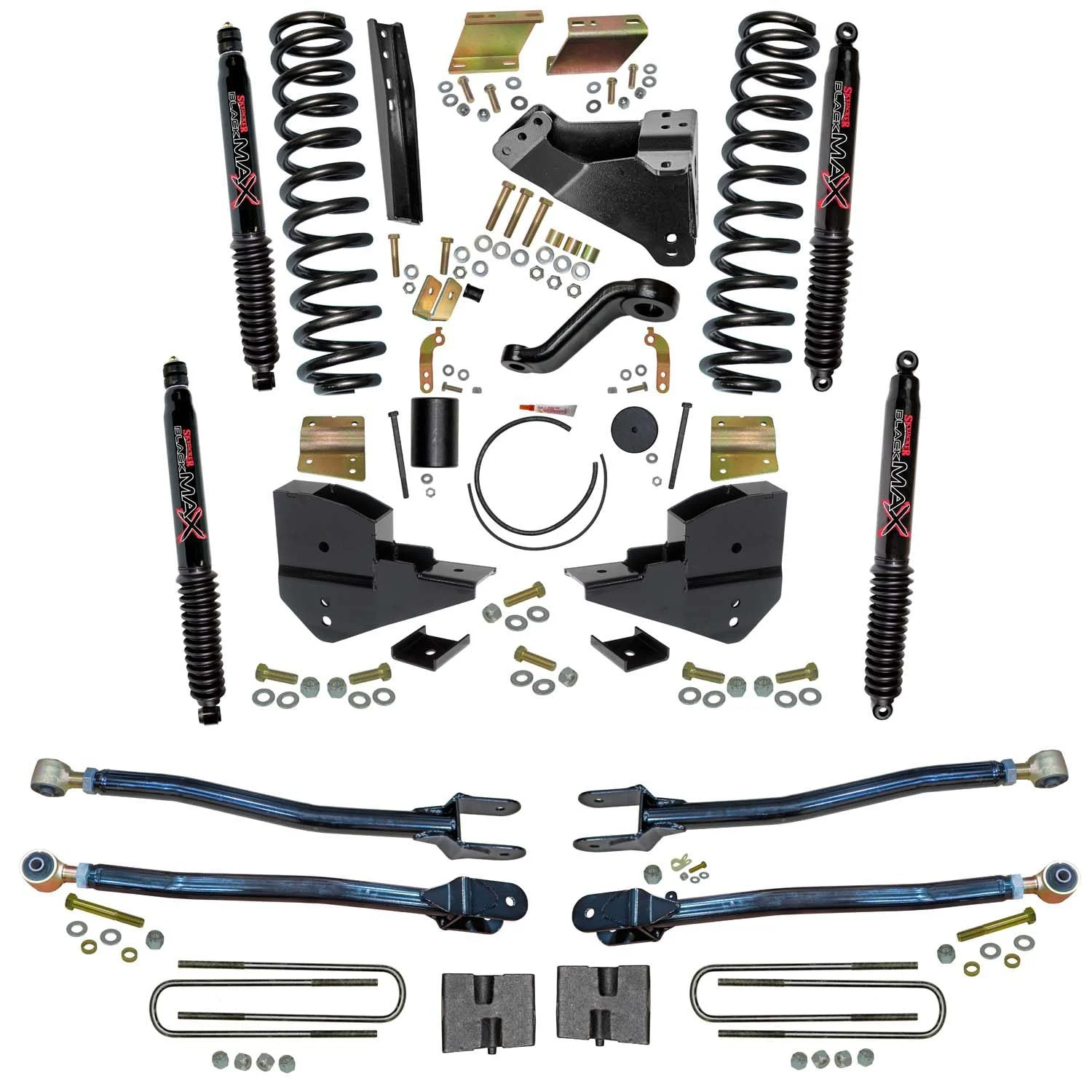 Skyjacker F236024K-B - 6In KIT 23 F250 4WD GAS W/LKS