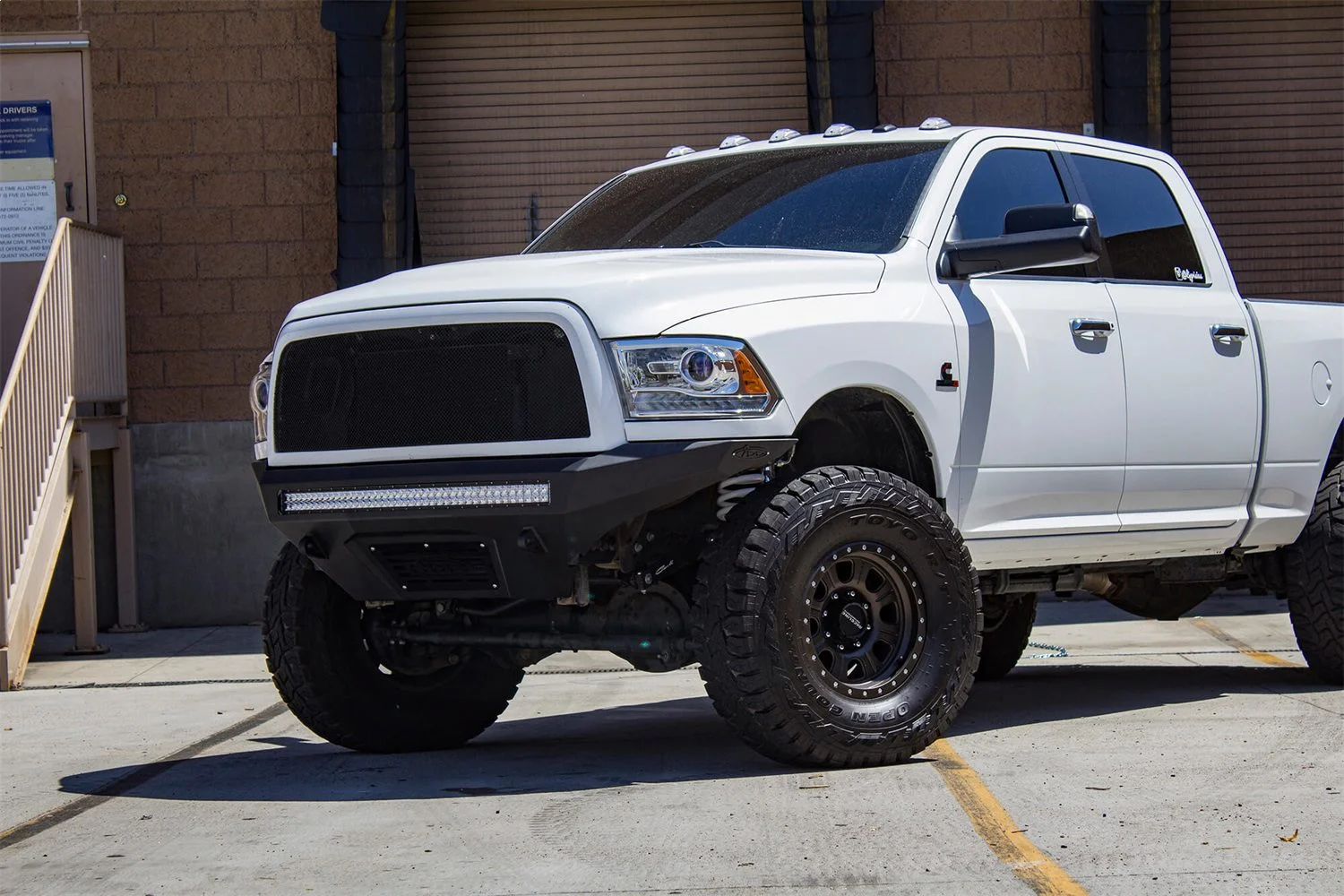Addictive Desert Designs F511182770103 - 10-18 Dodge RAM 2500 Stealth Fighter Front Bumper