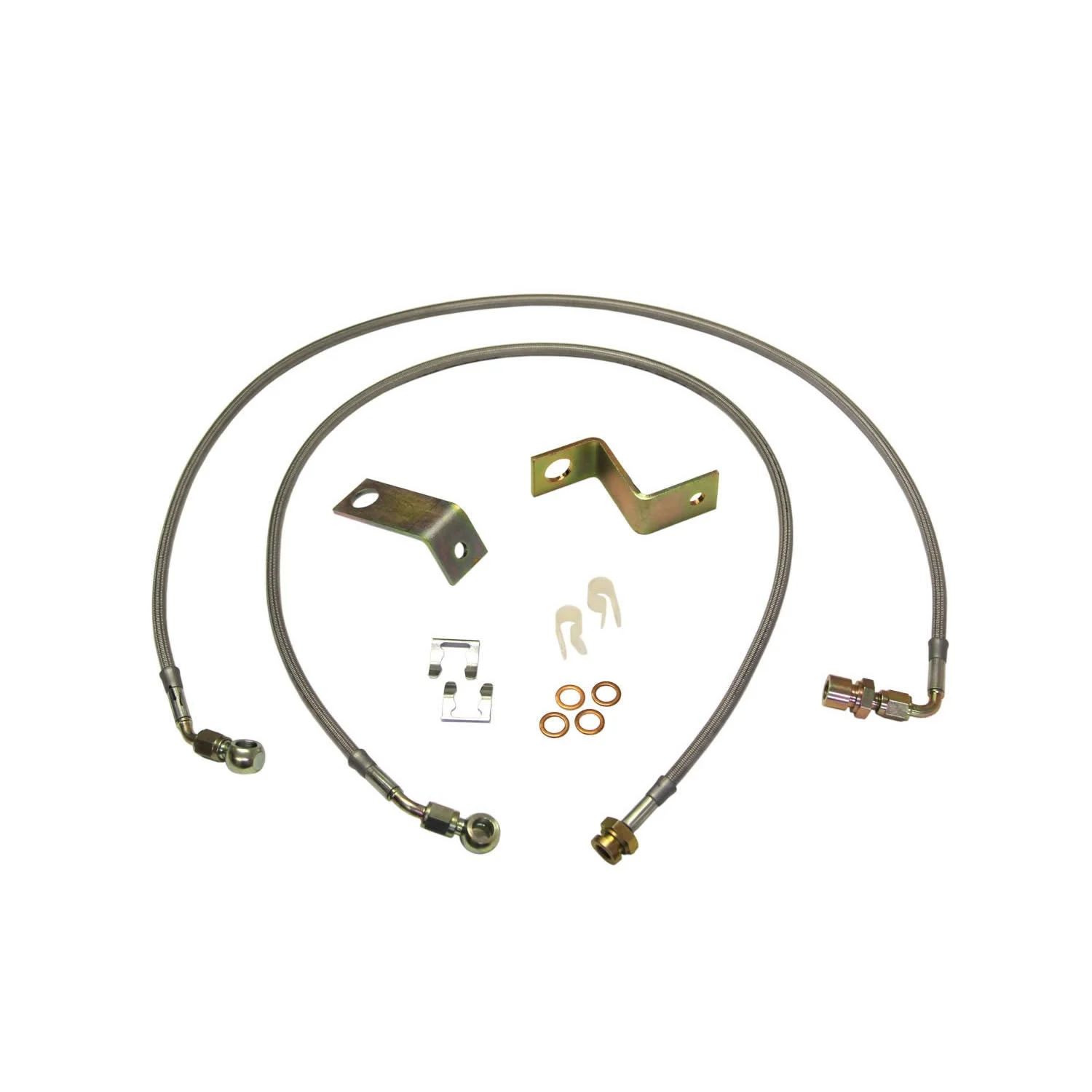 Skyjacker FBL54 - Superduty Stainless Steel Brake Line 05-07 Ford F-250/F-350 Front Lift Height 4 Inch Pair