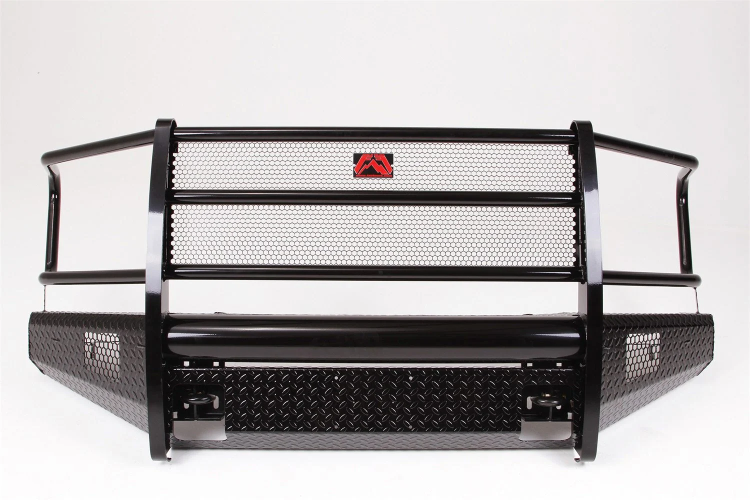 Fab Fours FF15-K3250-1 - Black Steel Front Bumper