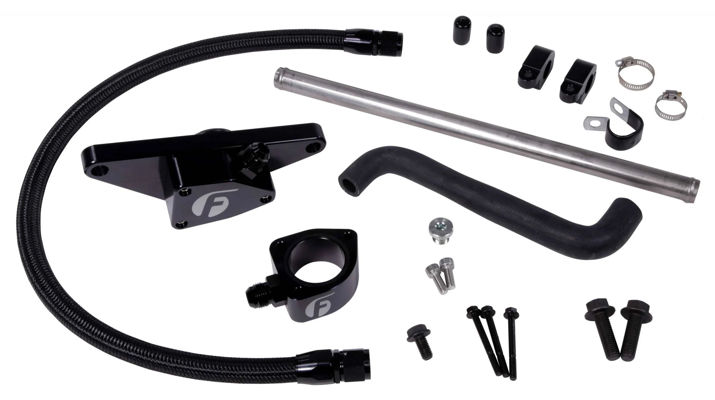 Fleece Performance FPE-CLNTBYPS-CUMMINS-0305 - Cummins Coolant Bypass Kit 2003-2005 Auto Trans