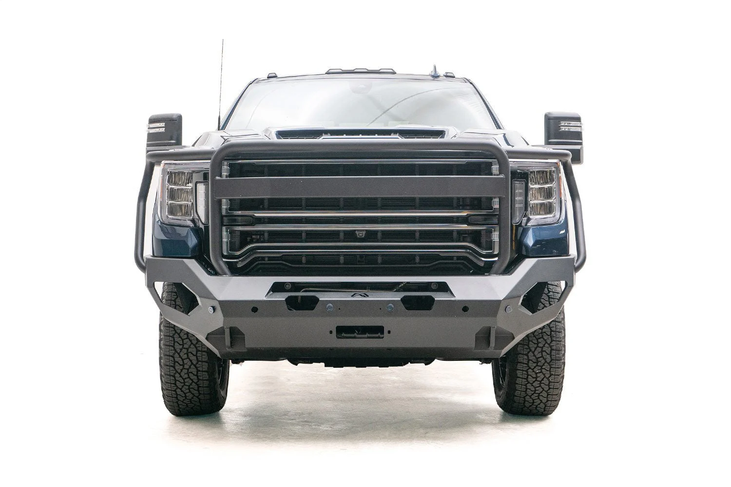 Fab Fours GM20-X5050-1 - Matrix Front Bumper; w/Full Guard;