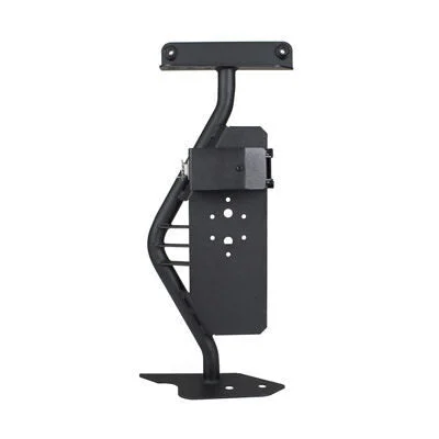 Go Rhino 701011T - 18-24 Jeep Wrangler JL/JLU/JT Front Fender Jack Mount for Hi-Lift Jack - Tex. Blk