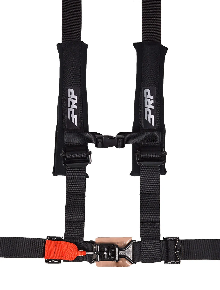 PRP Seats SB4.2LL - 4.2 Harness with Latch and Link Lap Belt Black