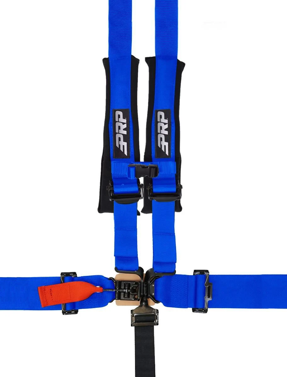 PRP Seats SB5.2S-B - 5.2 Harness with Shoulder Straps Sewn to Lap Blue
