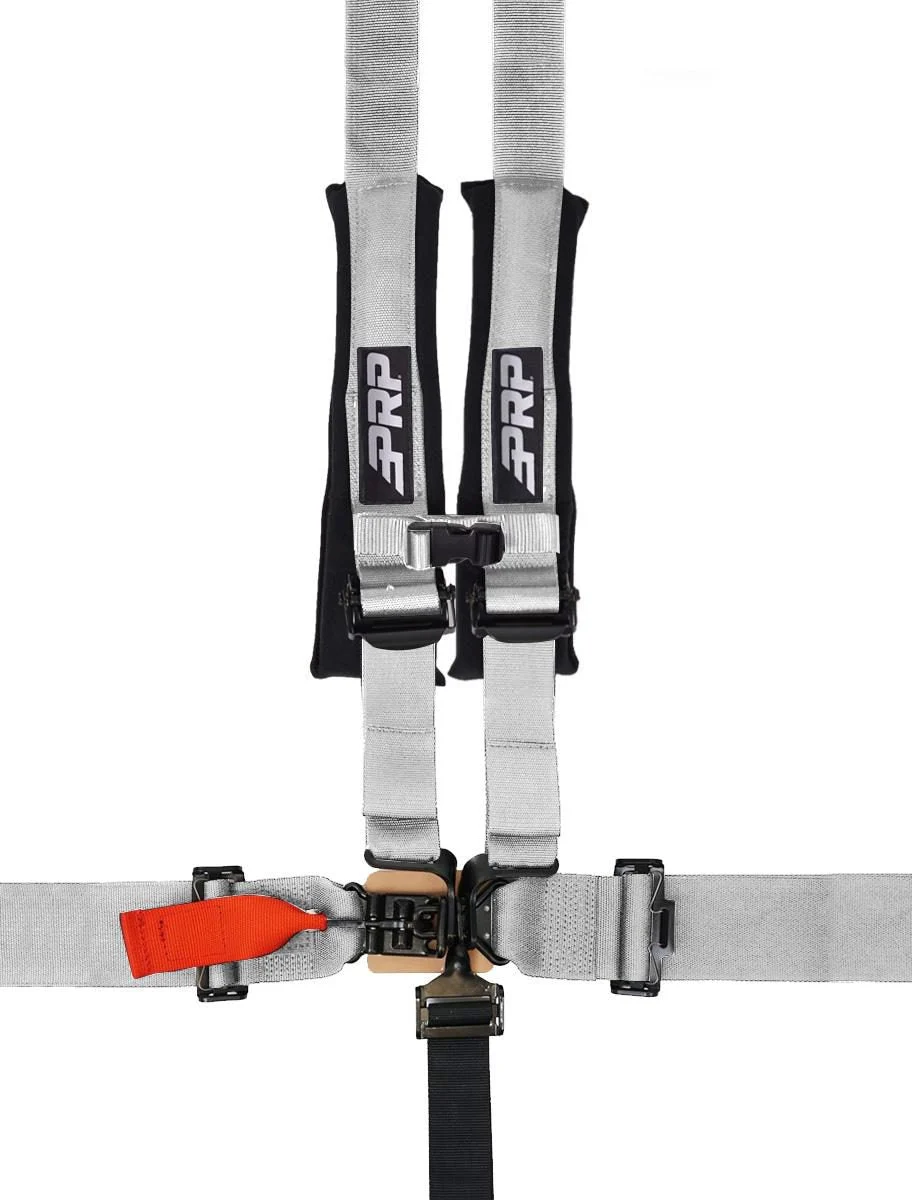 PRP Seats SB5.2S-S - 5.2 Harness with Shoulder Straps Sewn to Lap Silver