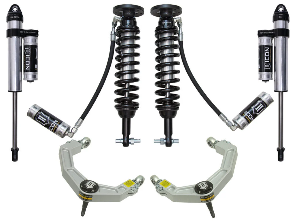 Icon K93084 - 2015+ Ford F-150 4WD 2-2.63in Stage 4 Suspension System w/Billet Uca