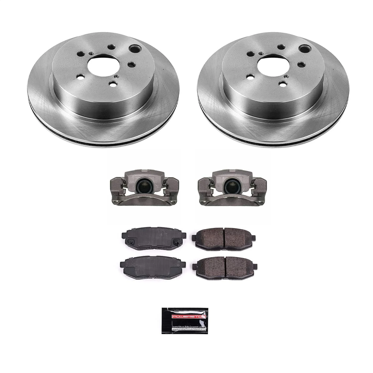 PowerStop KCOE6978A - Power Stop 14-18 Subaru Forester Rear Autospecialty Kit w/Calipers
