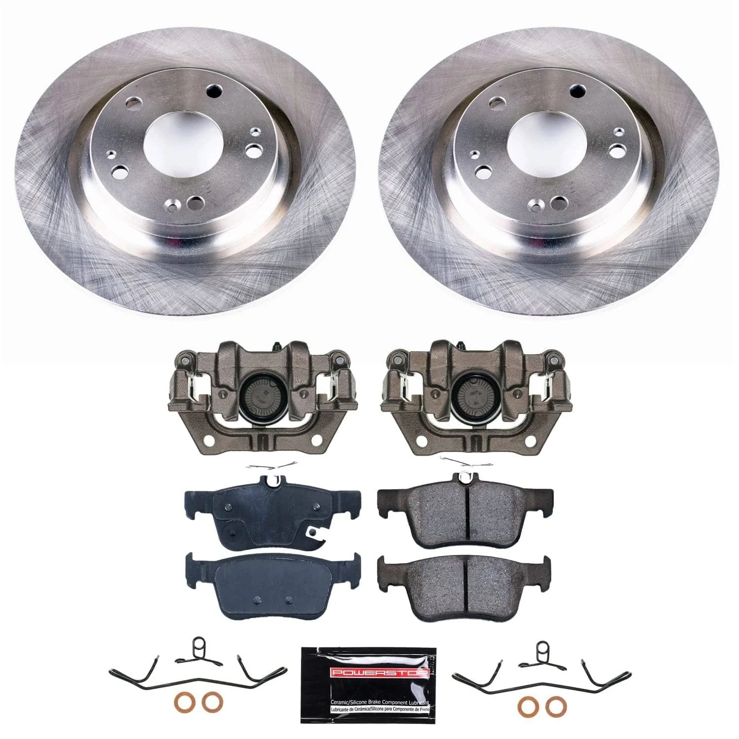 PowerStop KCOE7934 - Power Stop 2020 Honda Civic Rear Autospecialty Kit w/Calipers