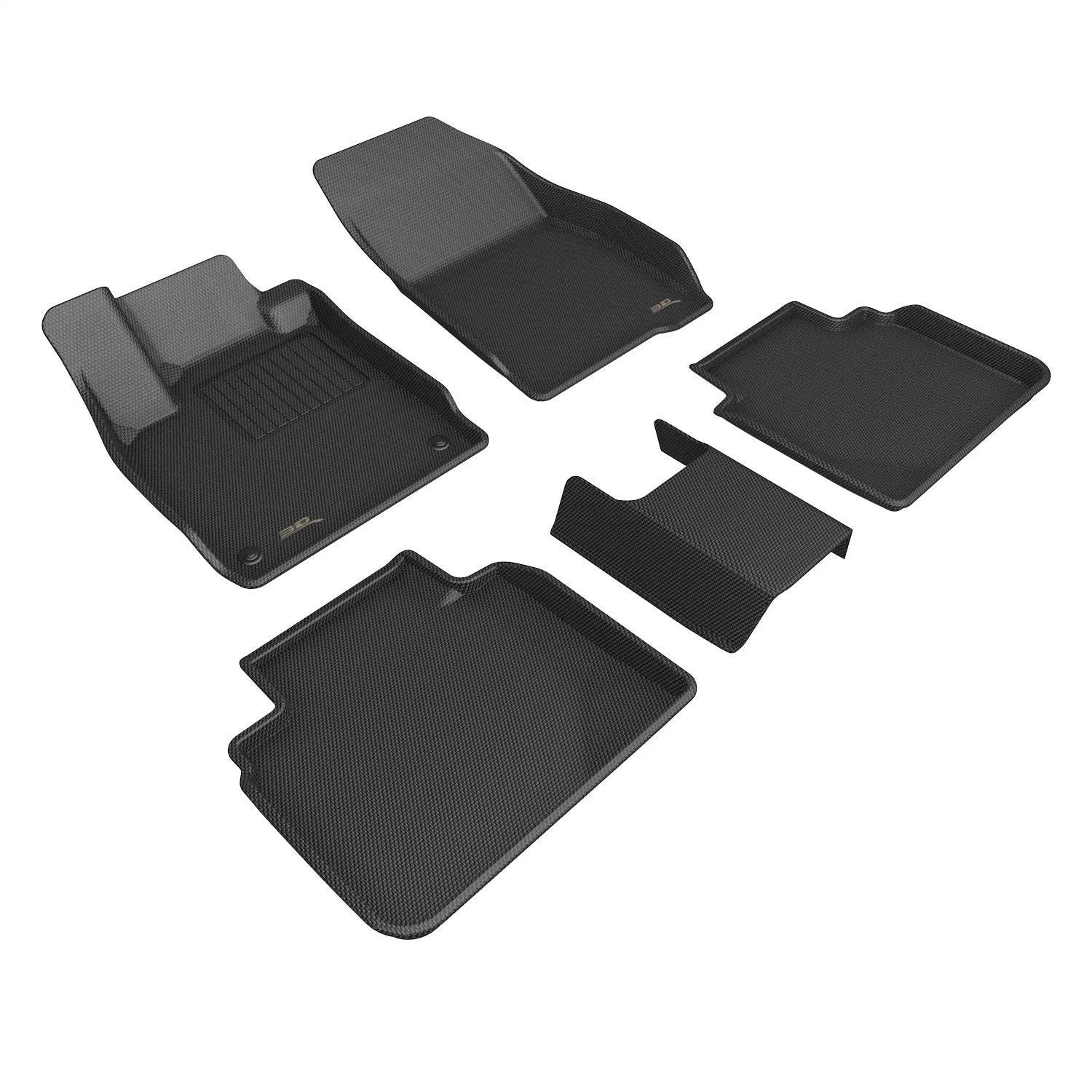 3D MAXpider L1HD13401509 - 2023-2024 Honda Accord Kagu Front & Rear Floormats - Black