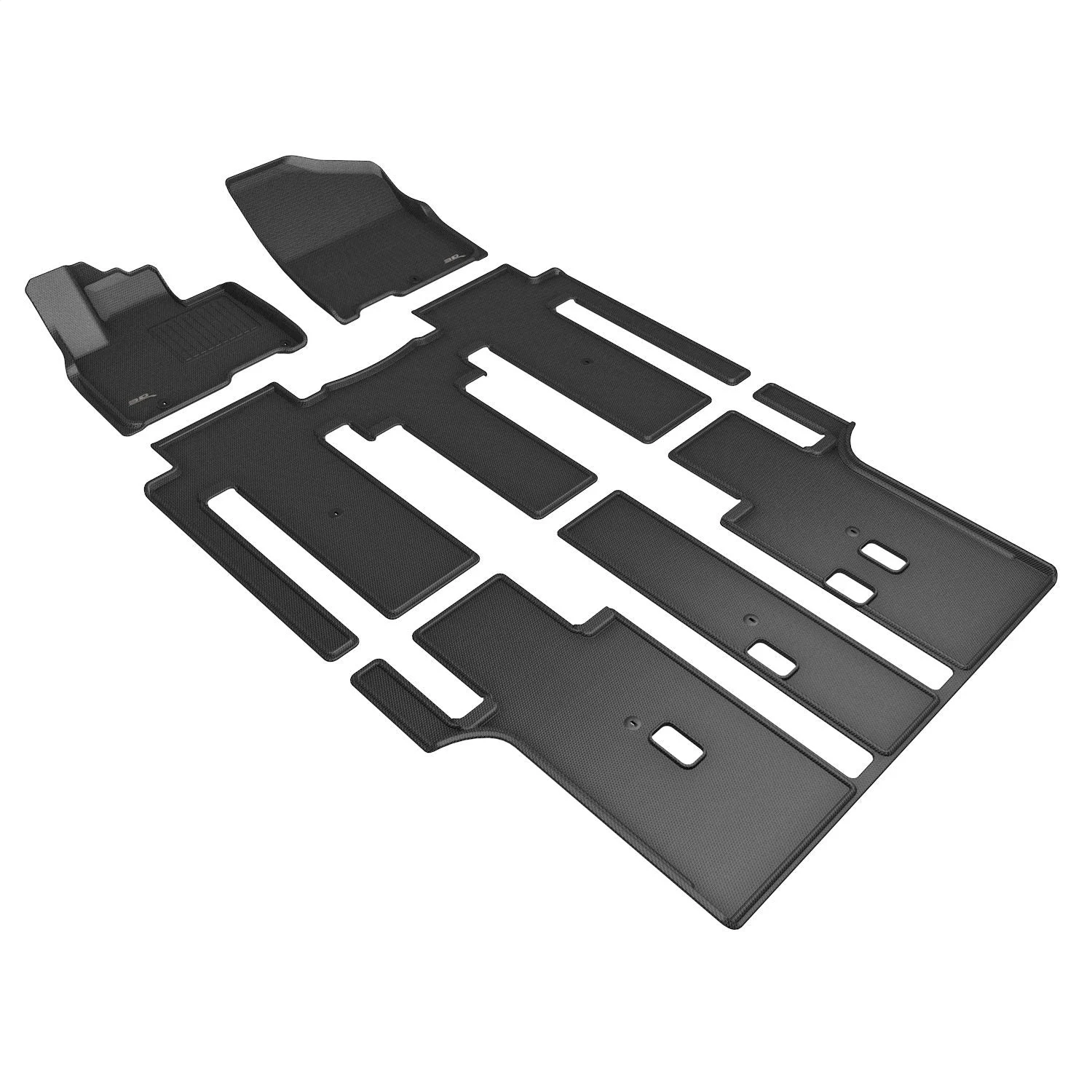3D MAXpider L1KA06401509 - 21-23 Kia Carnival / Sedona 8-Passenger Kagu Black R1 R2 R3