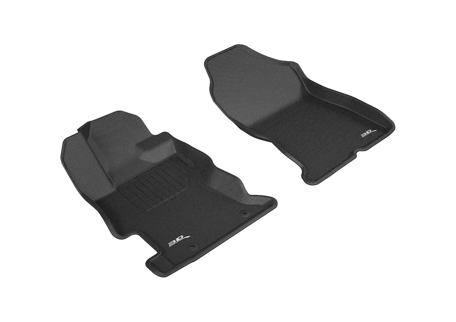 3D MAXpider L1SB02211509 - 2017-2019 Subaru Impreza/Crosstrek Kagu 1st Row Floormat - Black