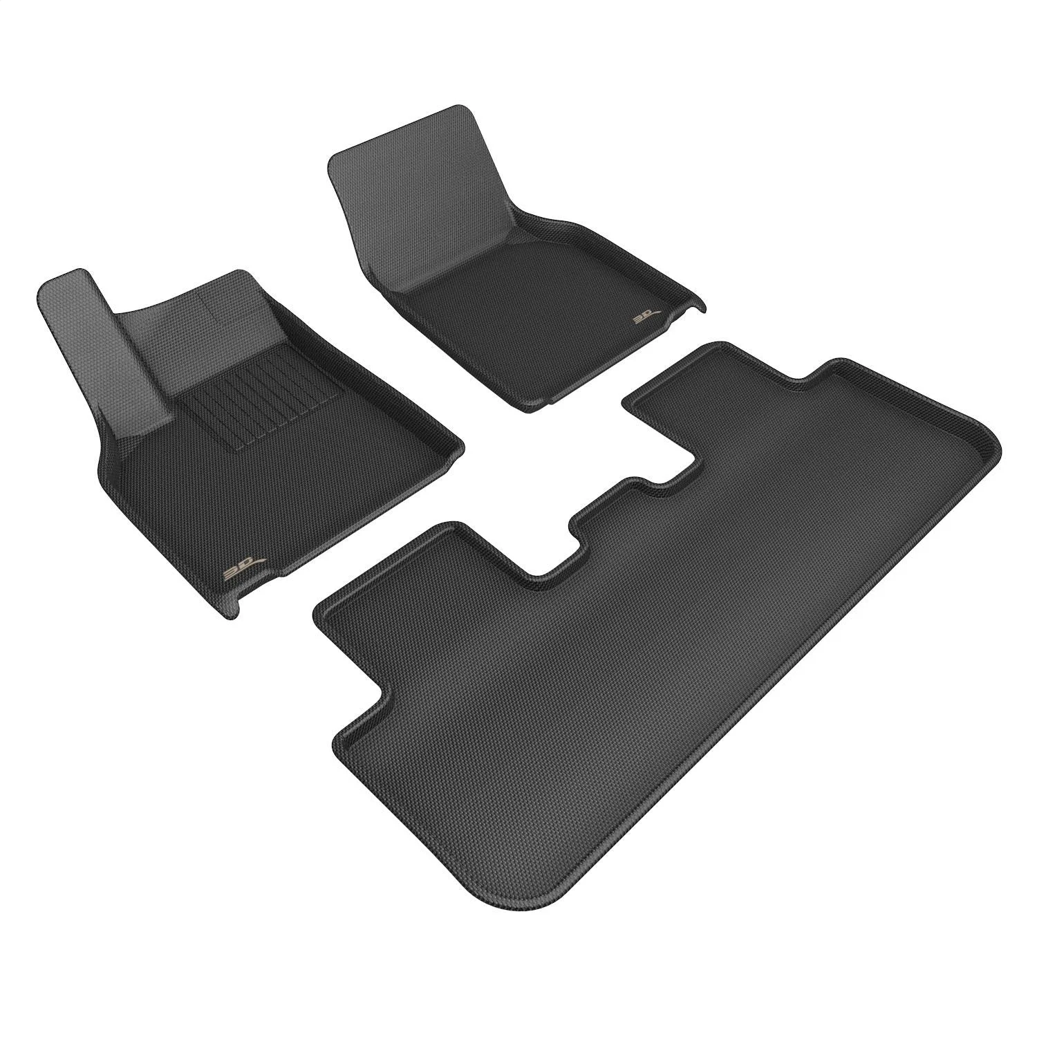 3D MAXpider L1TL05401509 - 2026 Tesla Model Y Juniper Kagu 1st & 2nd Row Floormats - Black