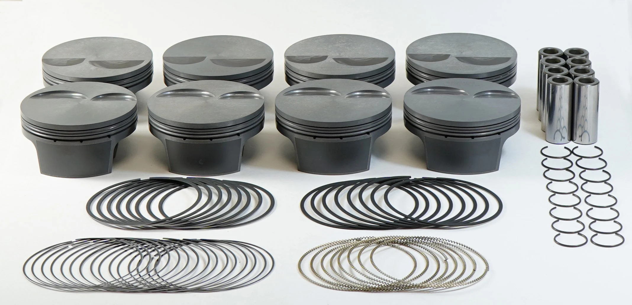 Mahle Motorsport 930221630 - Mahle MS Piston Set GM LS 429ci 4.130in Bore 4in Stk 6.125in Rod .927 Pin -3cc 12.2 CR Set of 8