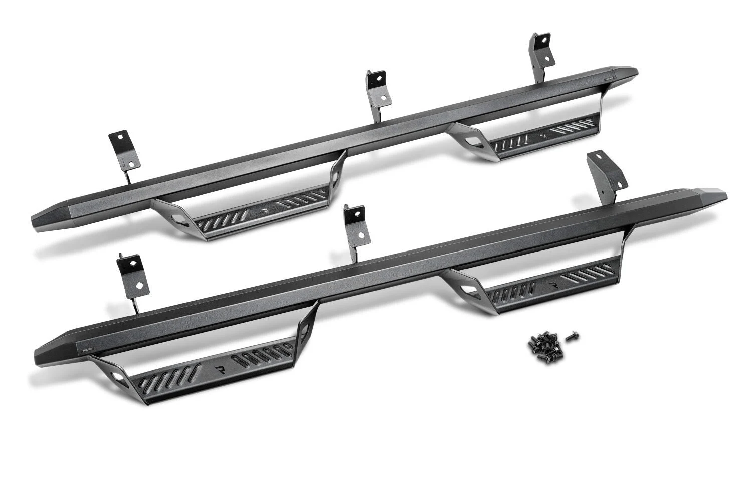 N-Fab PRD1577CC-TX - Predator Pro Step System 15.5-17 Dodge Ram 1500 Crew Cab - Tex Black