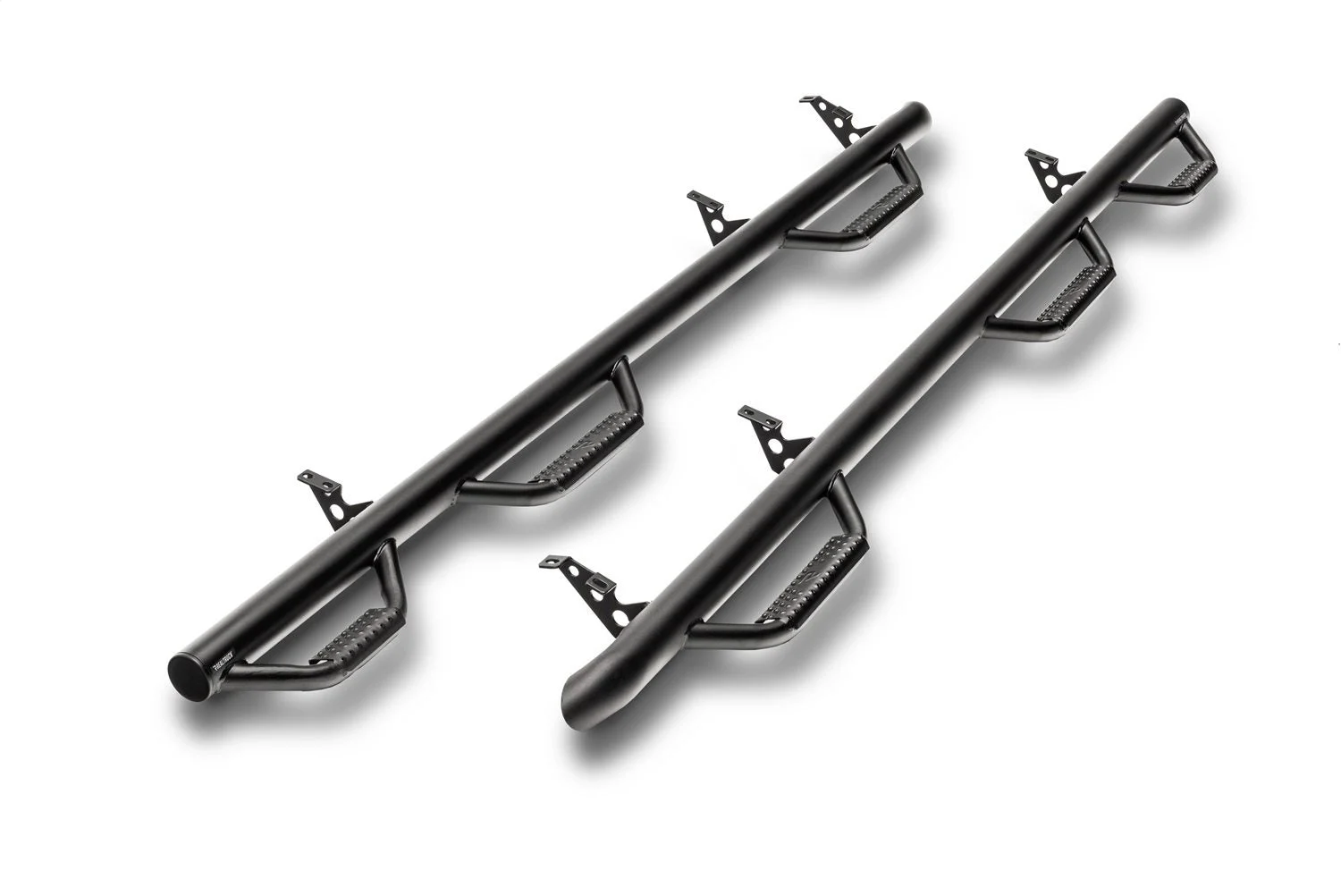 N-Fab C1495CC-6-TX - Nerf Step 14-17 Chevy-GMC 1500 Crew Cab 5.7ft Bed - Tex. Black - Bed Access - 3in