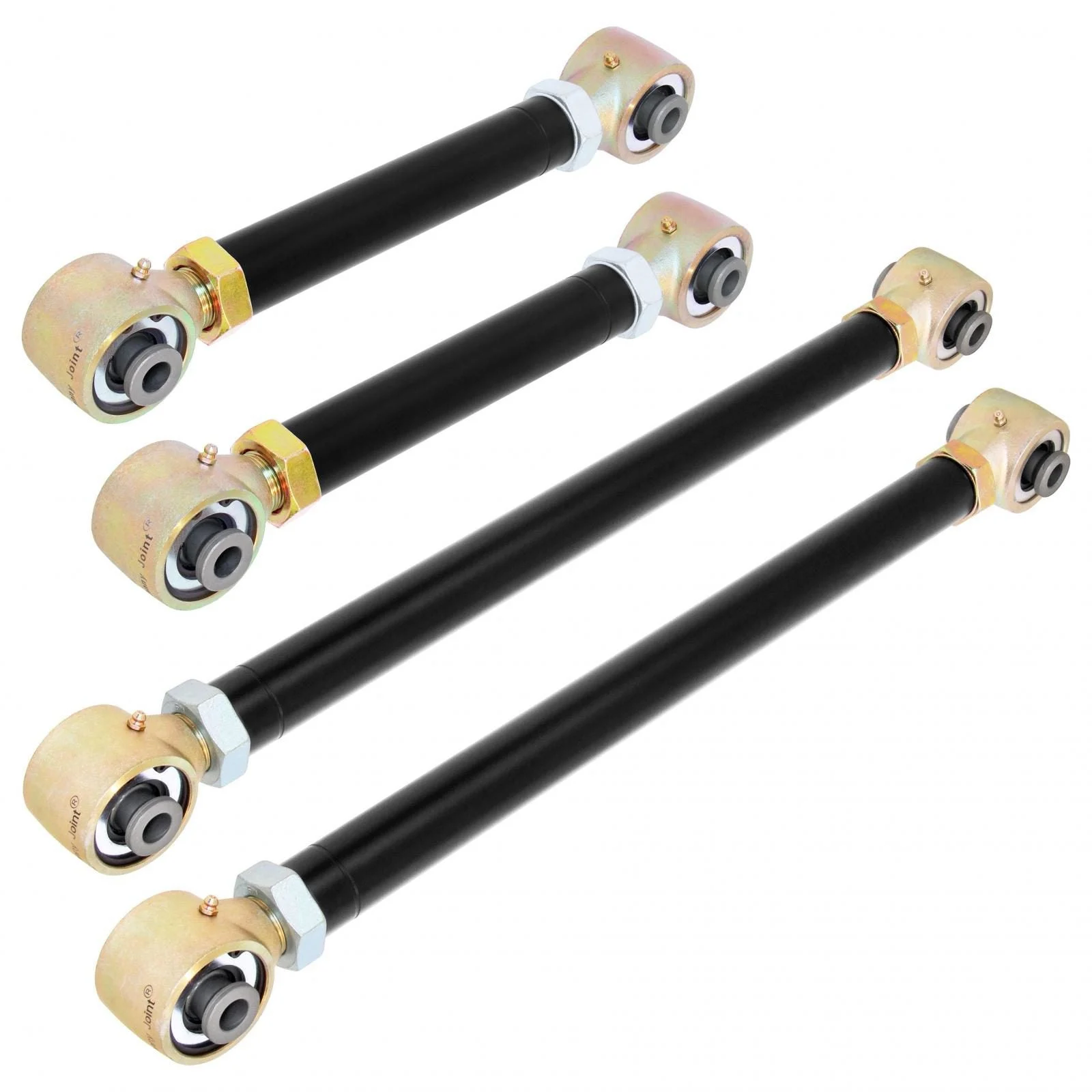 RockJock RJ-182400-101 - Johnny Joint 21-Up Bronco Rear Control Arm Set Adjustable Steel  4X4