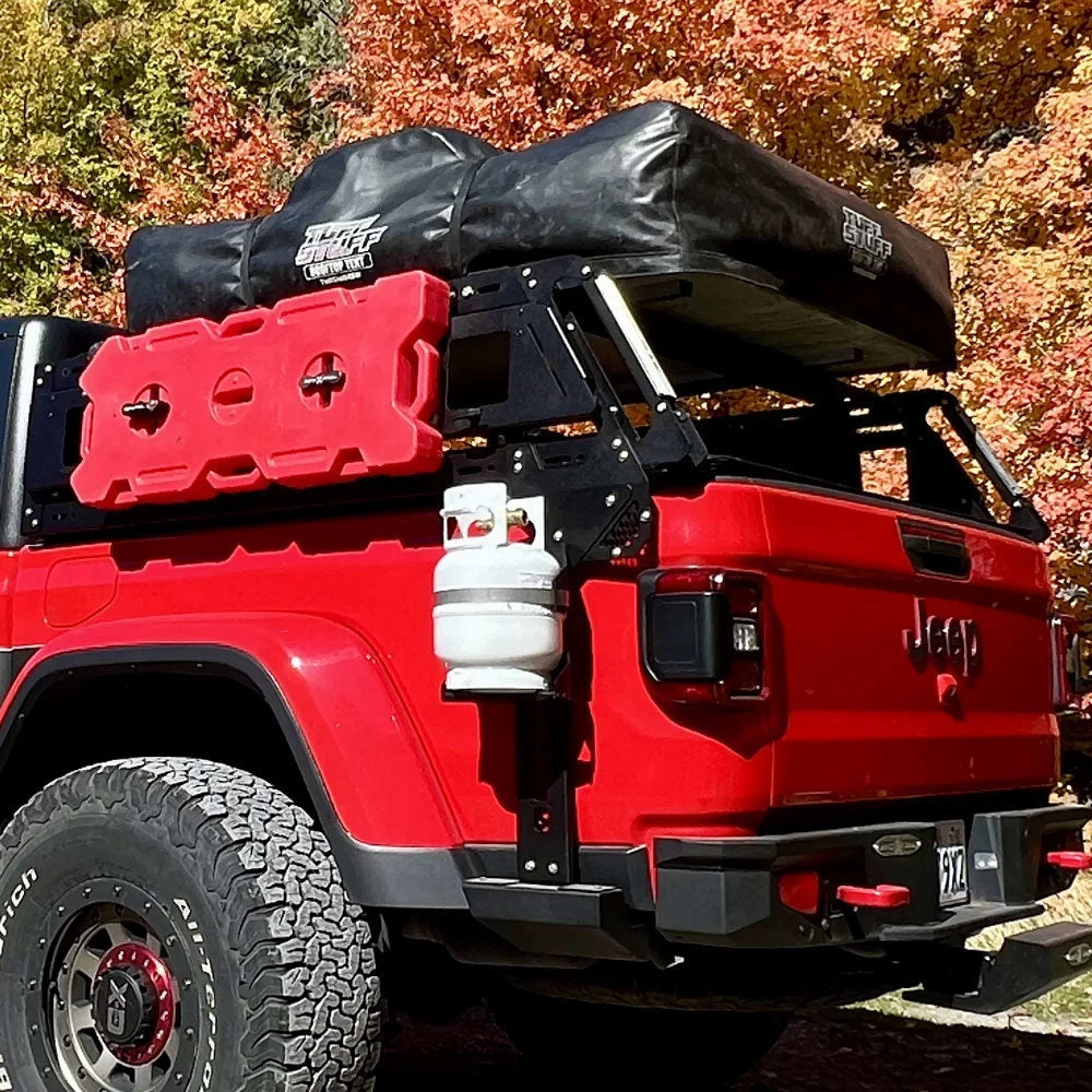 Rock Slide Engineering RK-200-JT1 - Overland Rack Deluxe Edition For 20-25 Jeep Gladiator.