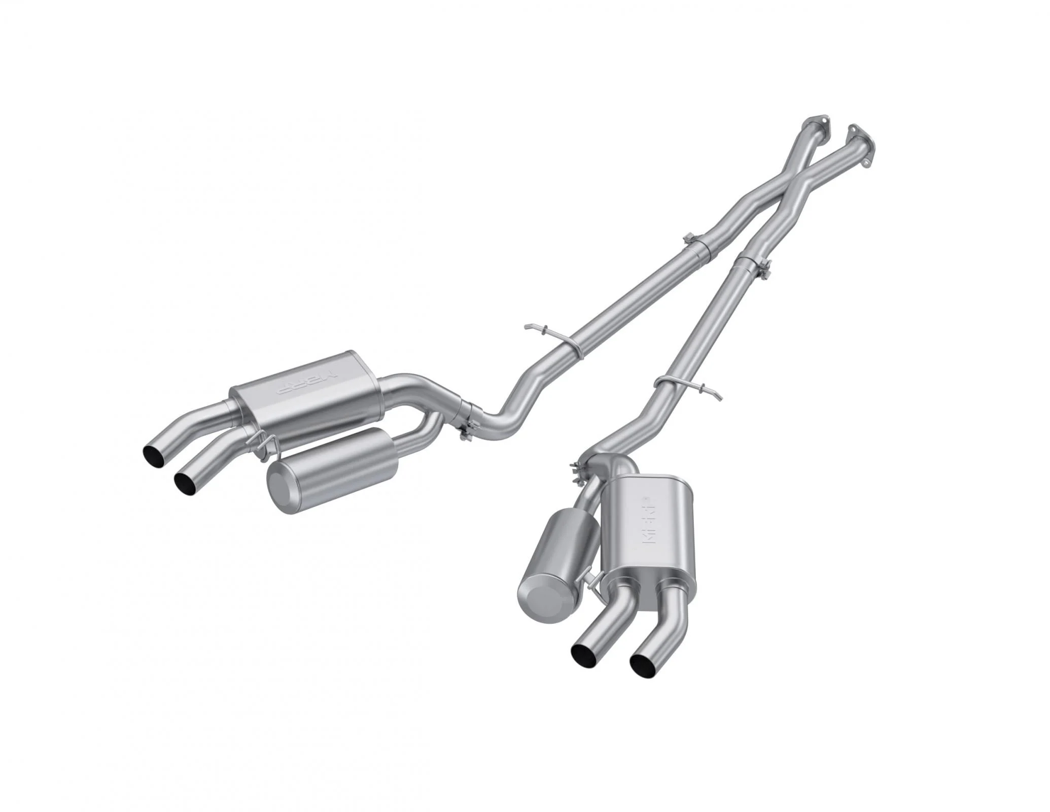 MBRP S4704304 - Kia 2.5 Inch Cat Back Exhaust System Dual Rear Exit For 18-21 Kia Stinger 3.3L RWD/AWD Armor Pro