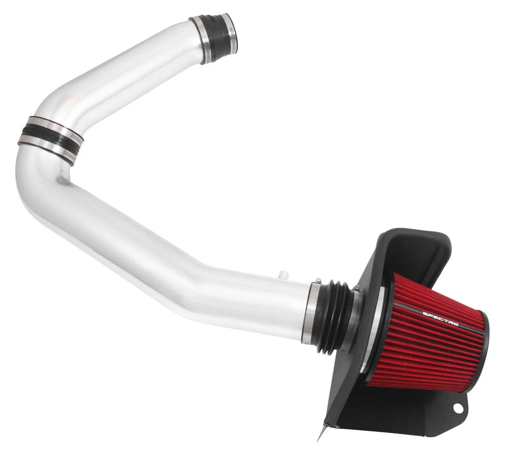 Spectre 9020 - 11-15 Jeep Grand Cherokee V6-3.6L F/I Air Intake Kit - Polished w/Red Filter