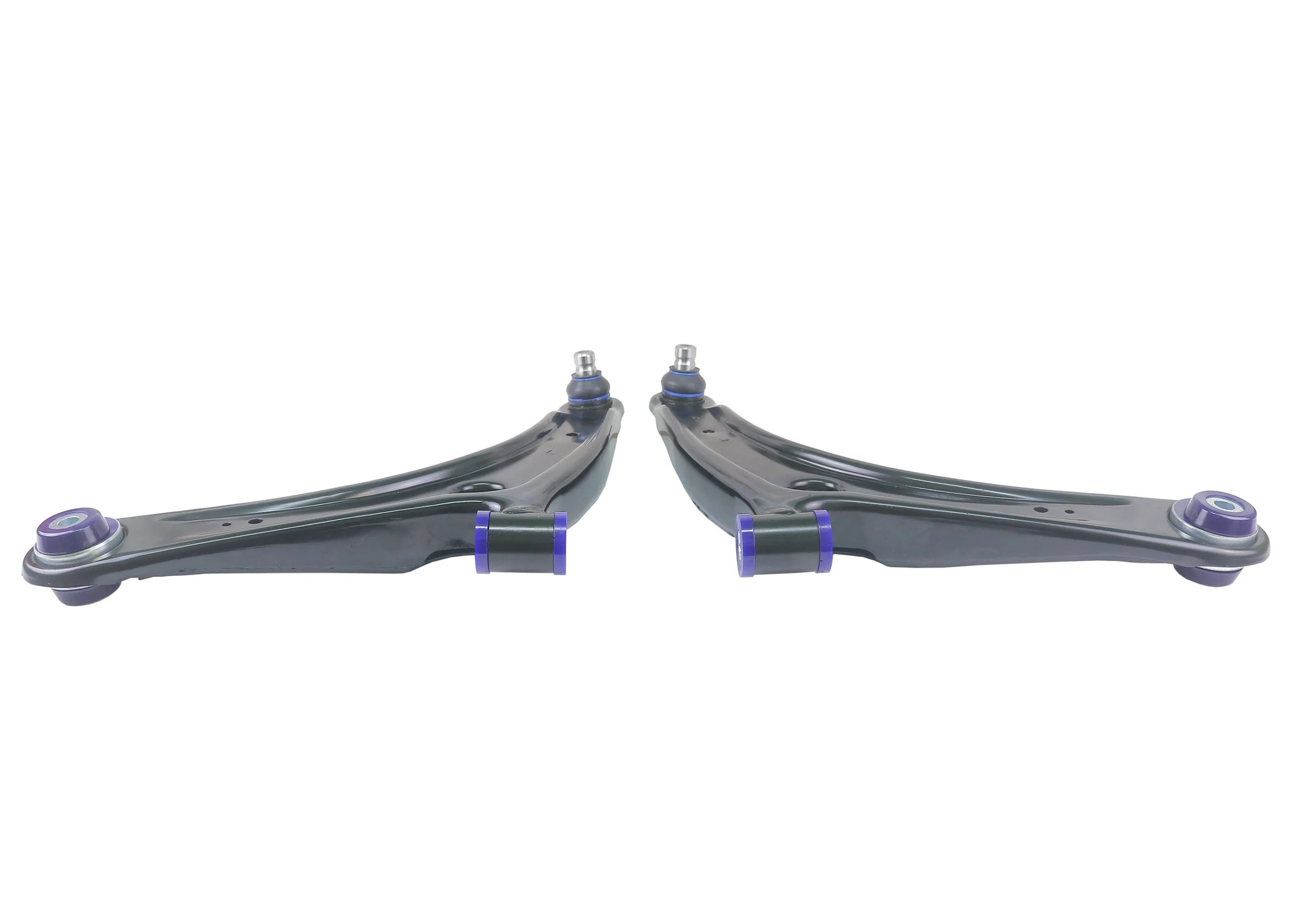 Superpro TRC1023 - 2008 Mitsubishi Lancer GTS Front Lower Control Arm Set w/ Bushings - w/ Positive Caster