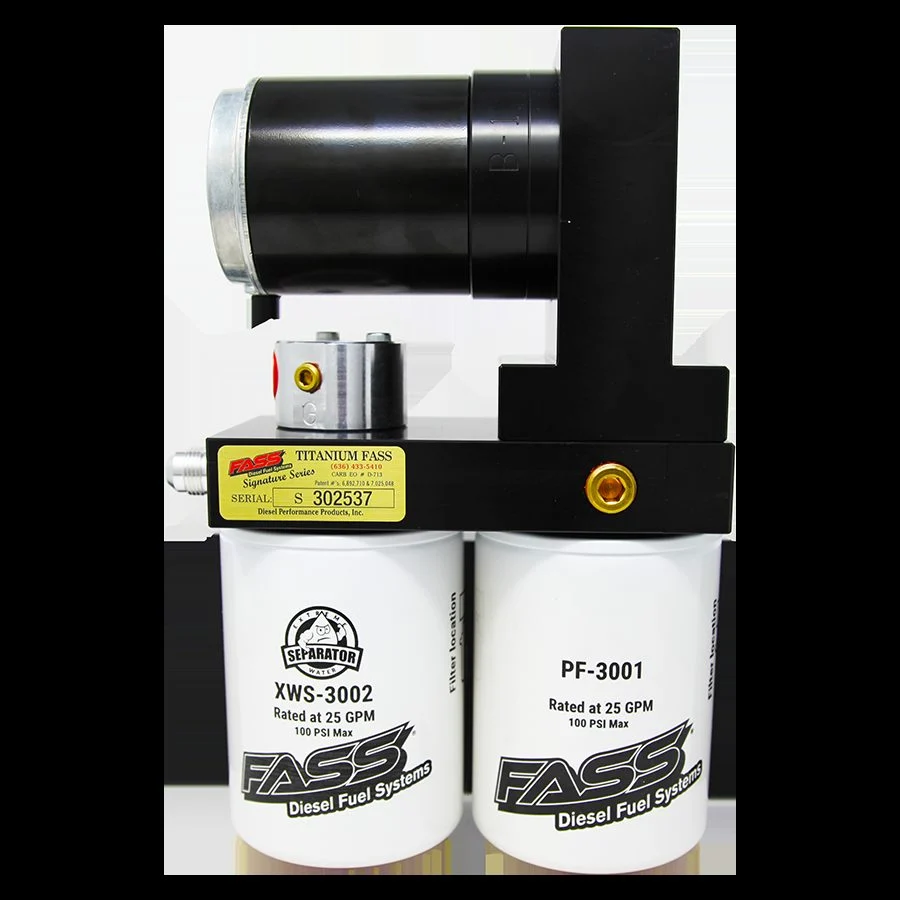 FASS TSC12100G - Titanium Signature Series Diesel Fuel System 100GPH GM Duramax 6.6L 2015-2016
