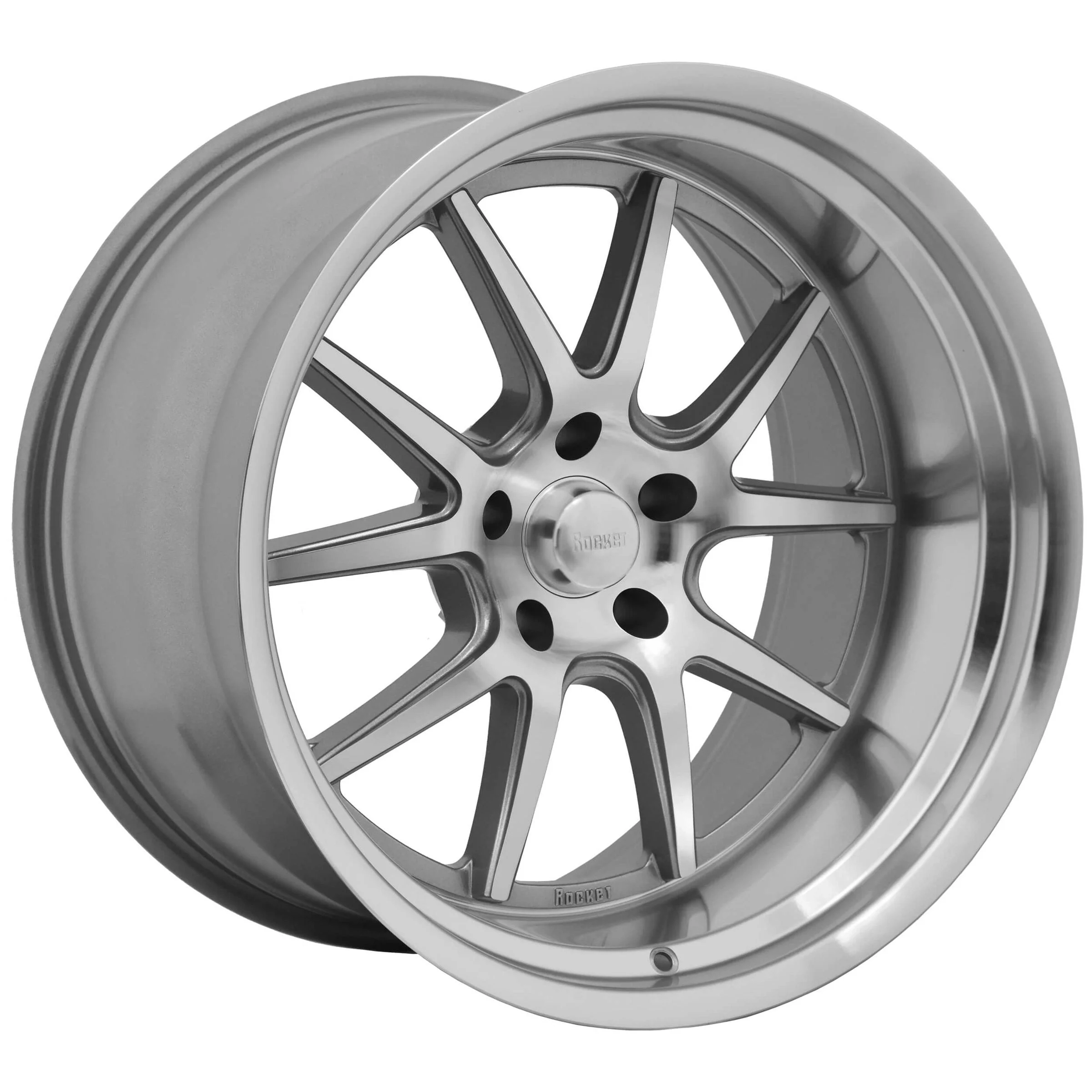 Rocket Racing Wheels TTR19-2126160 - TTR19 Attack - Titanium/Machined