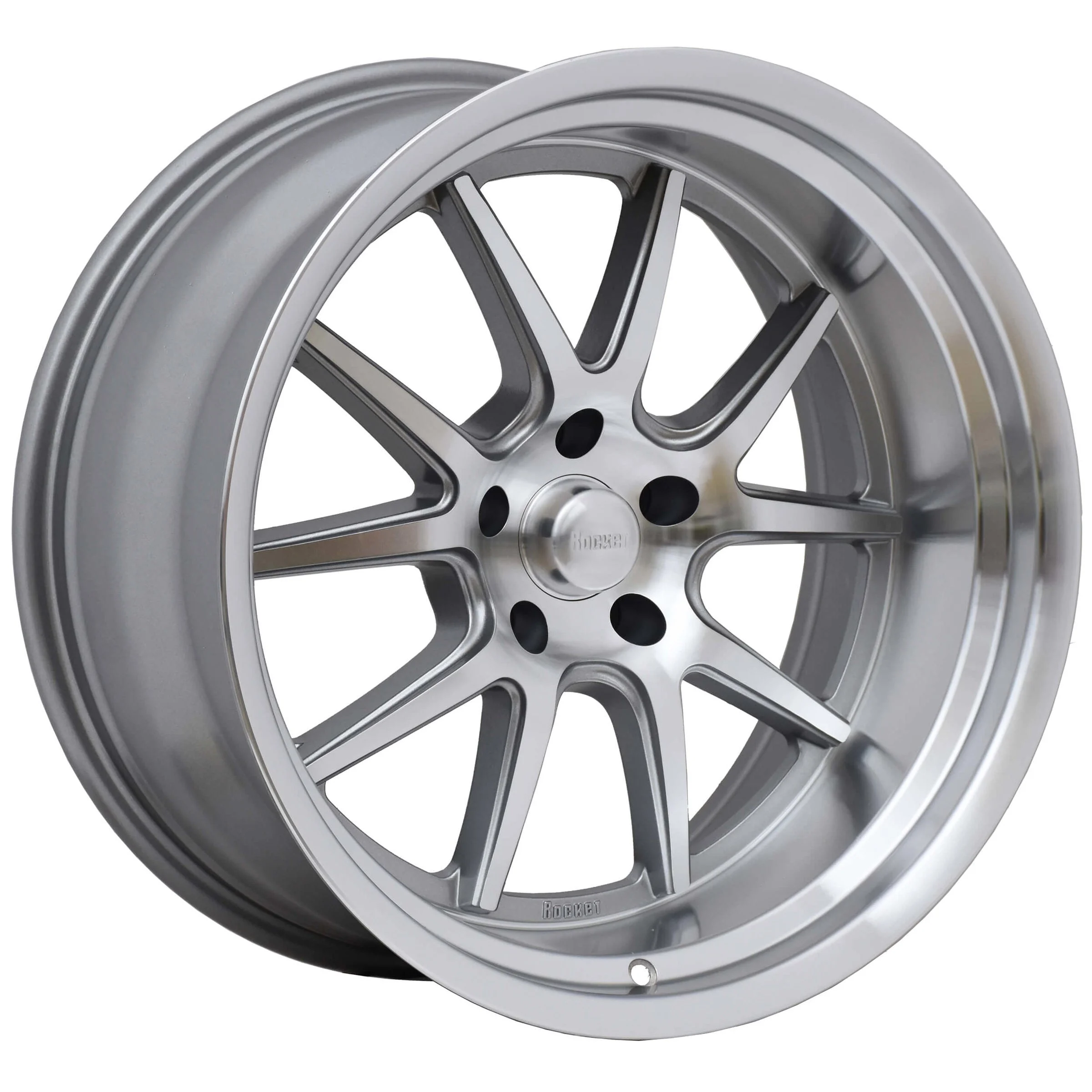 Rocket Racing Wheels TTR19-216145 - TTR19 Attack - Titanium/Machined