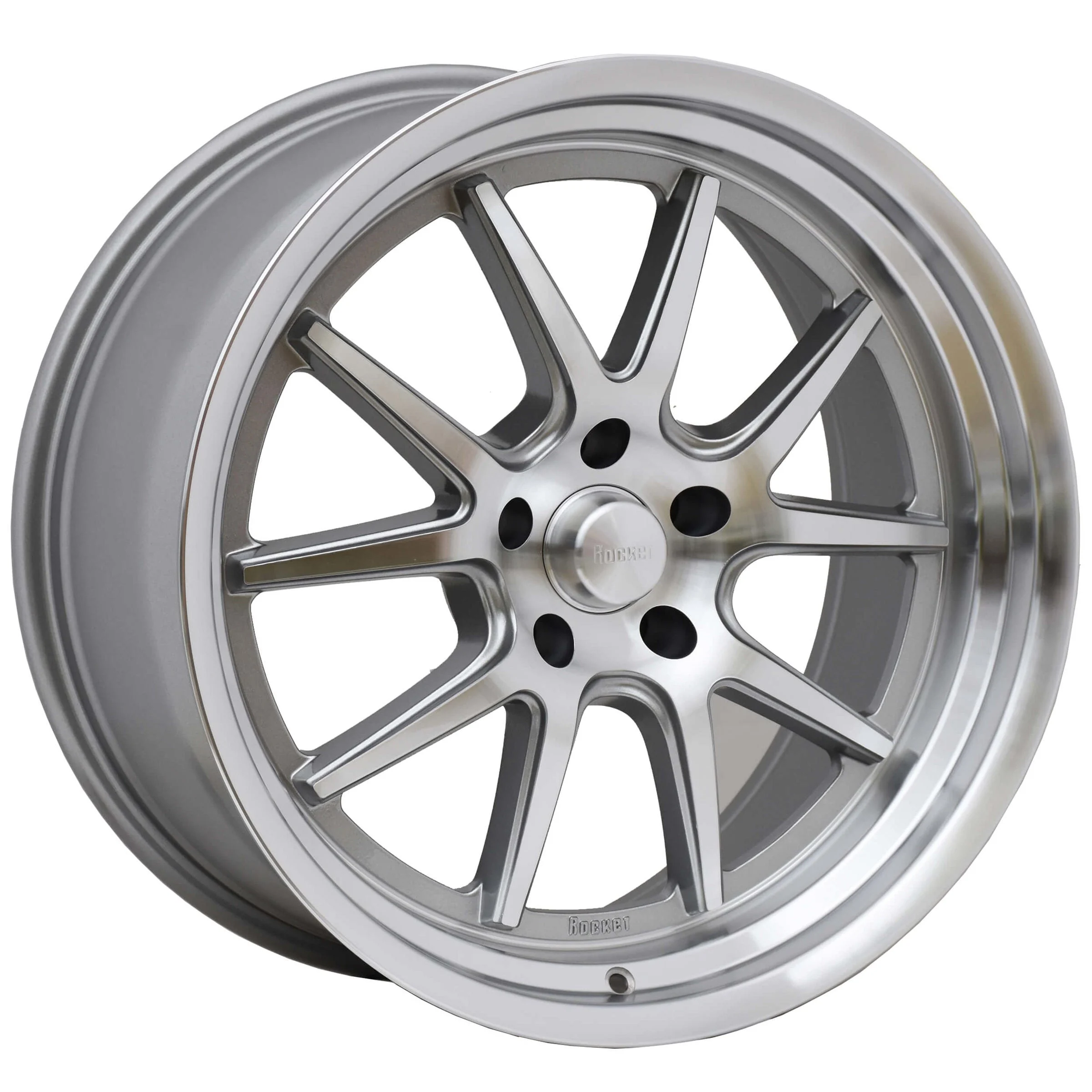 Rocket Racing Wheels TTR19-216160 - TTR19 Attack - Titanium/Machined