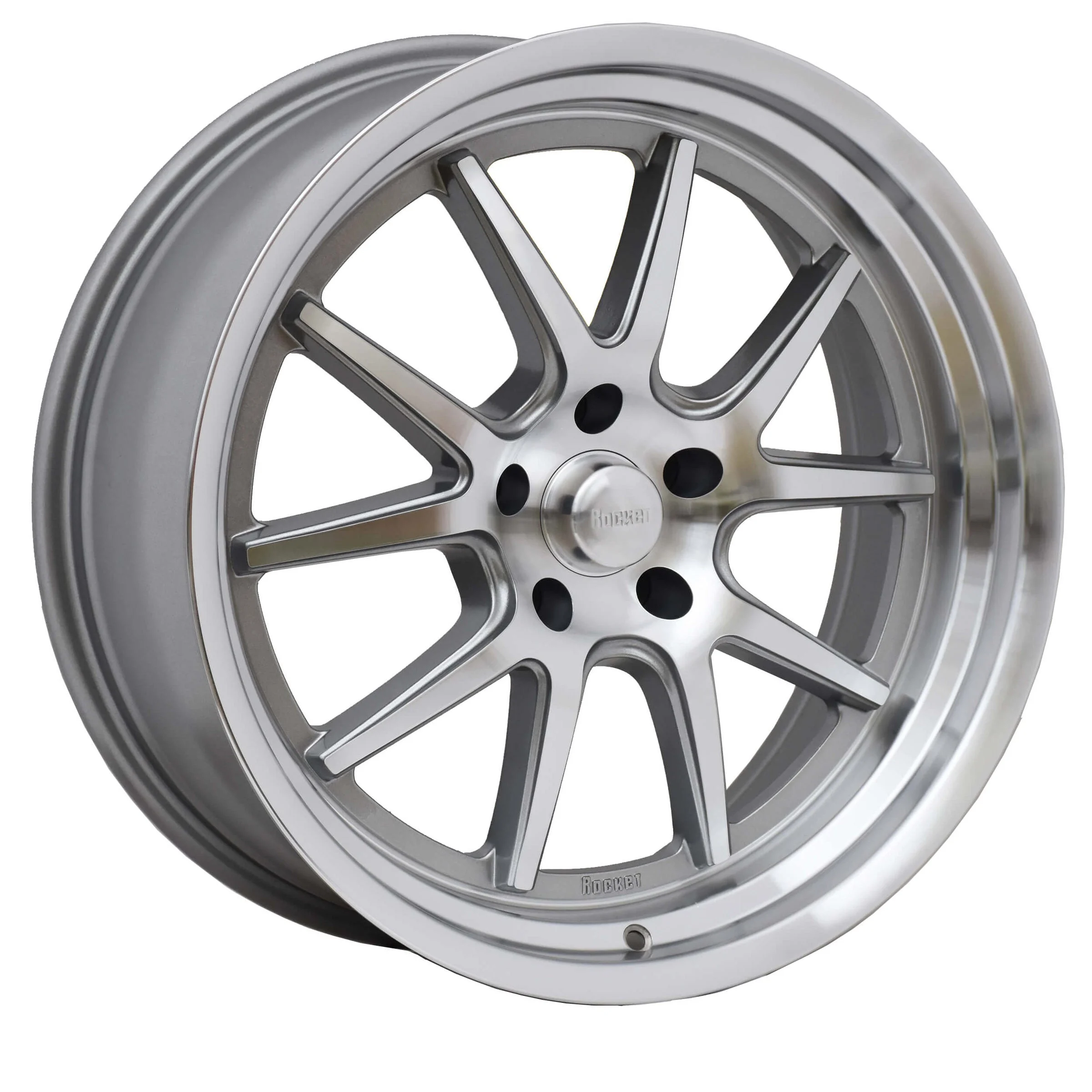 Rocket Racing Wheels TTR19-2856155 - TTR19 Attack - Titanium/Machined