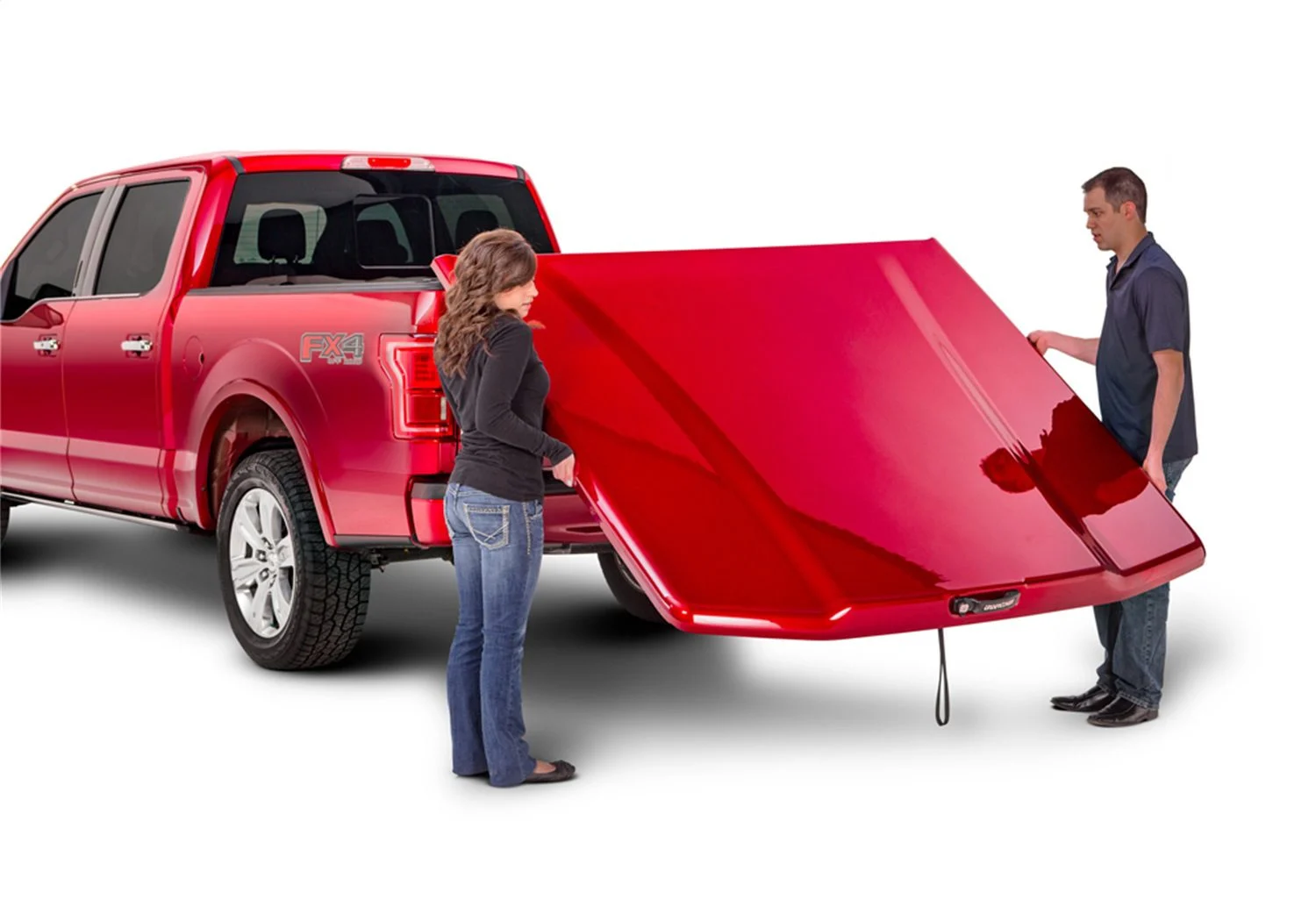 Undercover UC1118L-G1K - 15-18 Chevy Silverado 1500 (19 Legacy) 5.8ft Elite LX Bed Cover - Deep Ocean Blue
