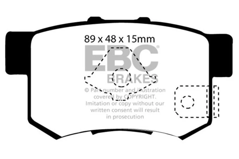 EBC - Rear Yellowstuff Pad PN DP41193/2R