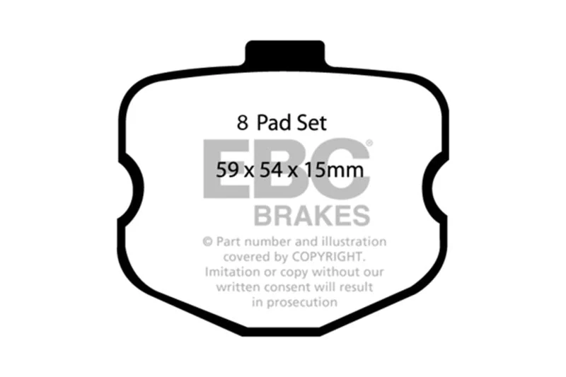 EBC - Rear Redstuff Pad PN DP31771/2C