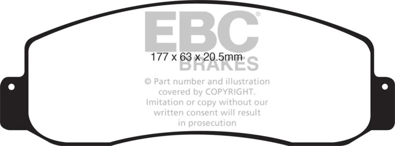 EBC Extra Duty - Front Pad PN ED91777