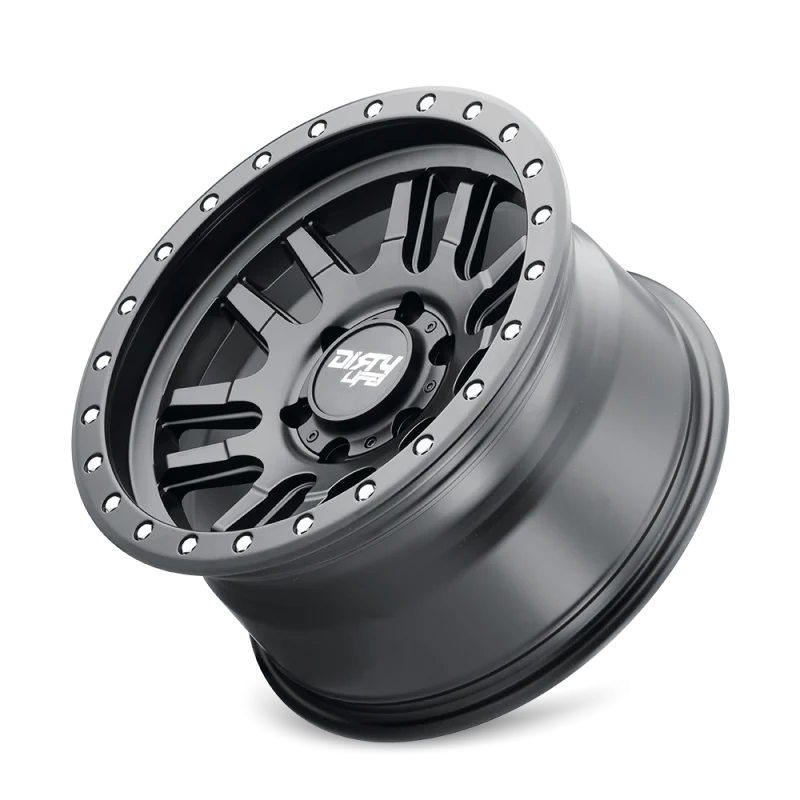 Dirty Life 9309 Canyon Pro 17x9/6x135 BP/0mm Offset/87.1mm Hub Matte Black Wheel - Beadlock