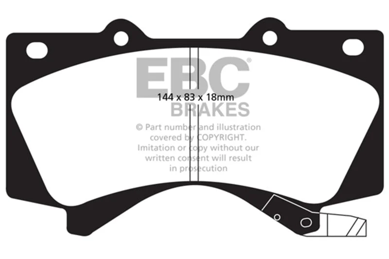 EBC - Front Yellowstuff Pad PN DP41815R