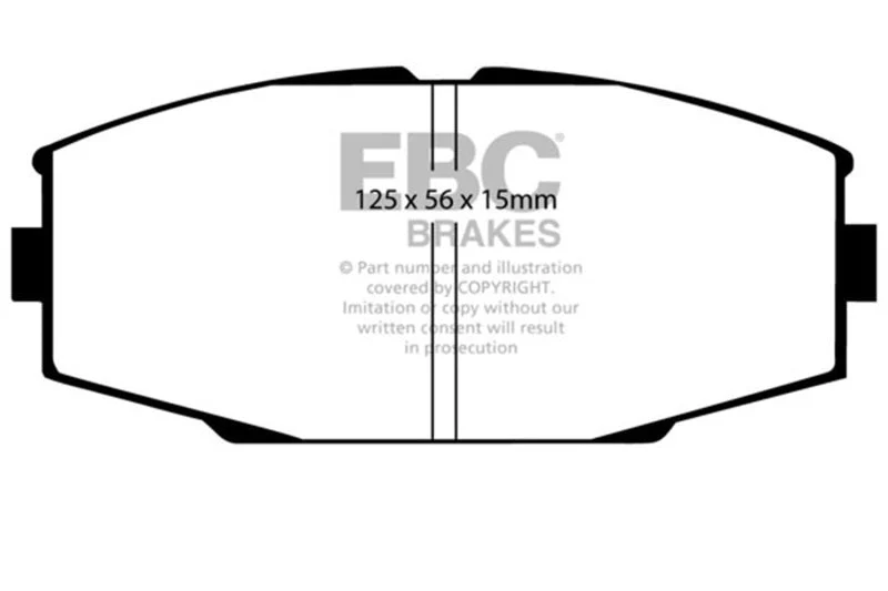 EBC - Front Yellowstuff Pad PN DP4610R