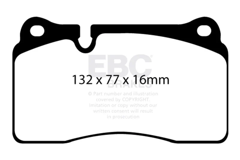 EBC - Redstuff Pad PN DP32070C