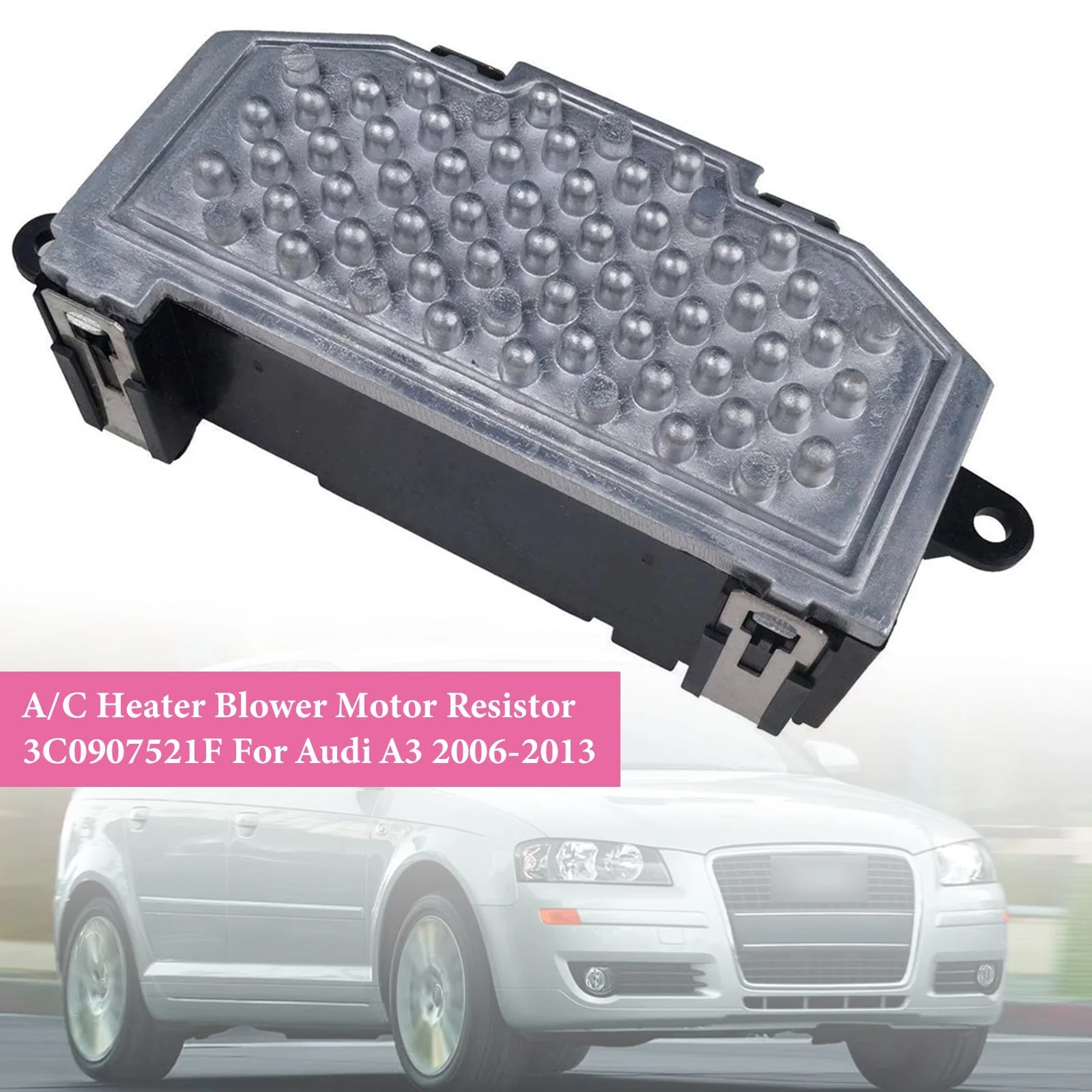 A/C Heater Blower Motor Resistor 3C0907521F For Audi A3 2006-2013