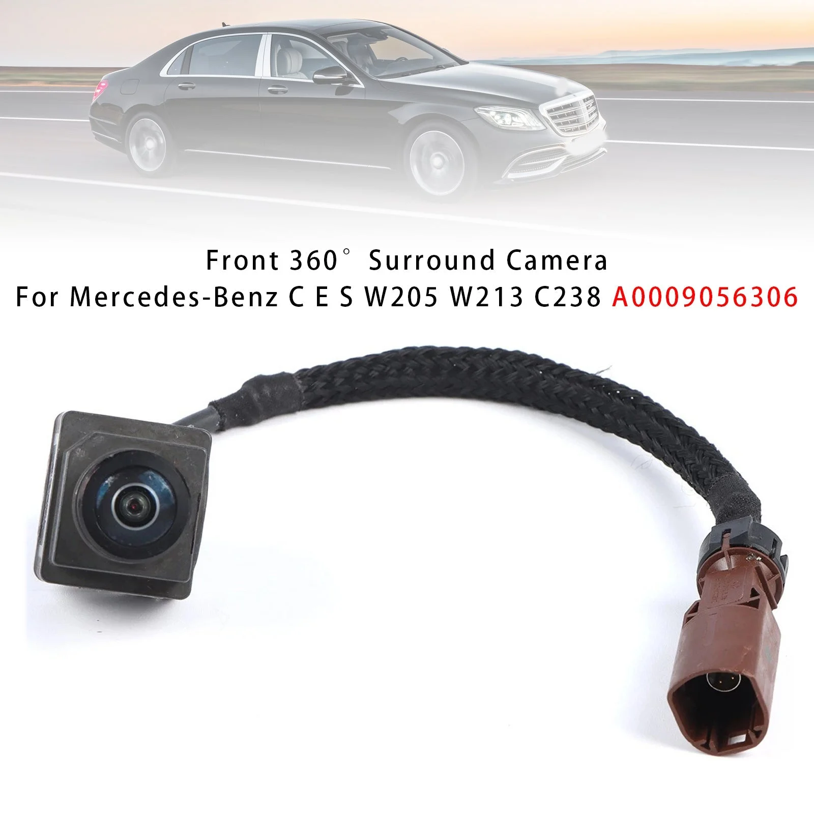 Front 360∼Surround Camera For Mercedes-Benz C E S W205 W213 C238 A0009056306