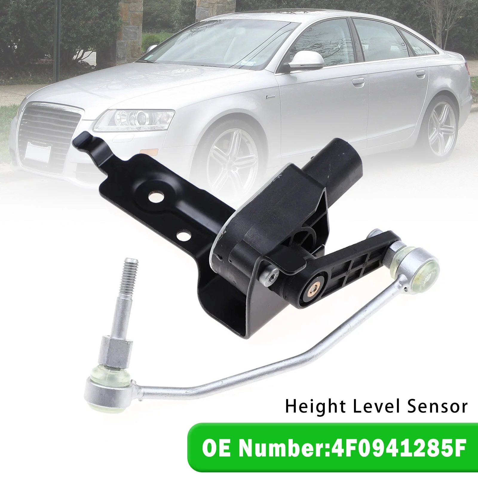 Front Left Headlight Level Sensor 4F0941285F For Audi A6 Quattro S6 2005-2011
