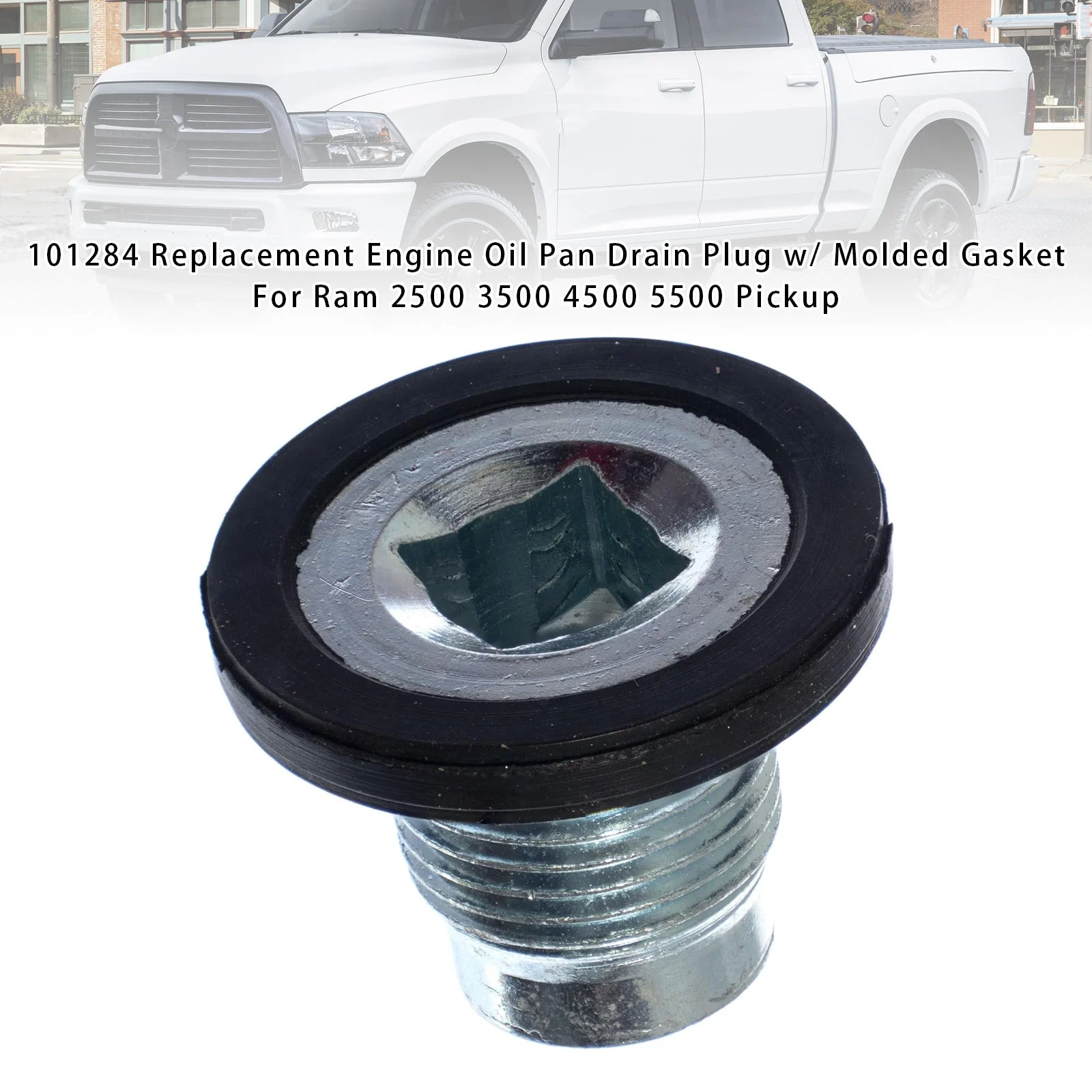 101284 Engine Oil Pan Drain Plug For Ram 2500 3500 4500 5500 Pickup