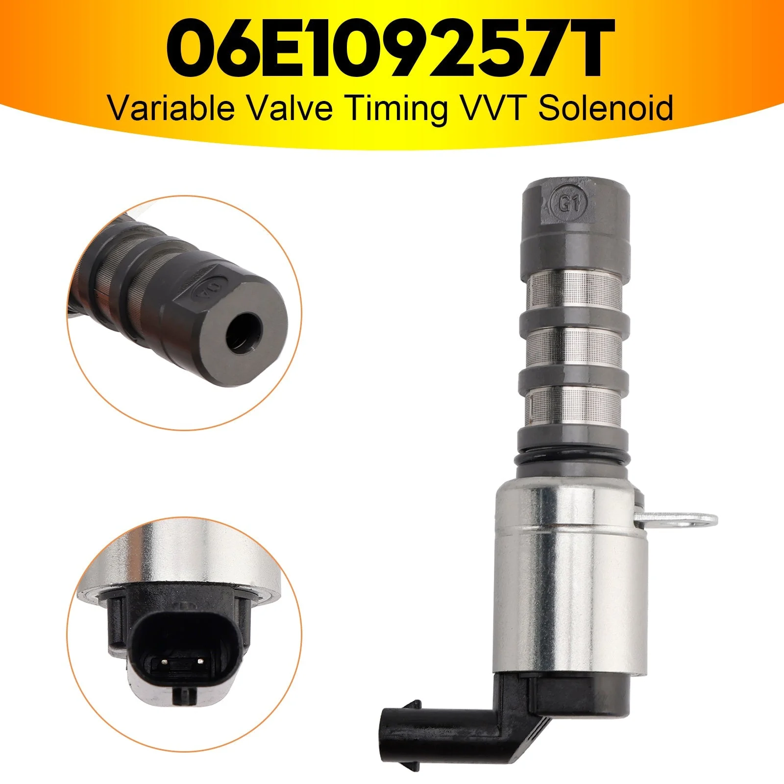 Variable Valve Timing VVT Solenoid for Audi A6 A7 A8 Q5 Q7 RS3 RS7 06E109257T